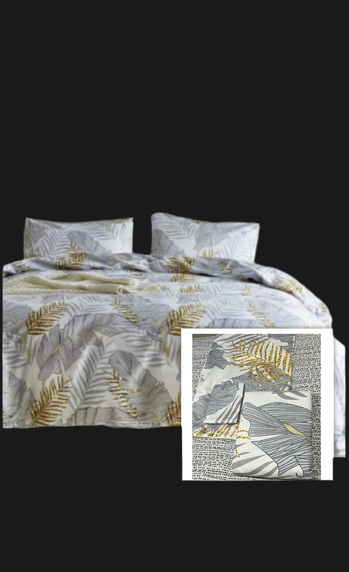 Duvet Cover Set - 6 pieces including Fitted Sheet