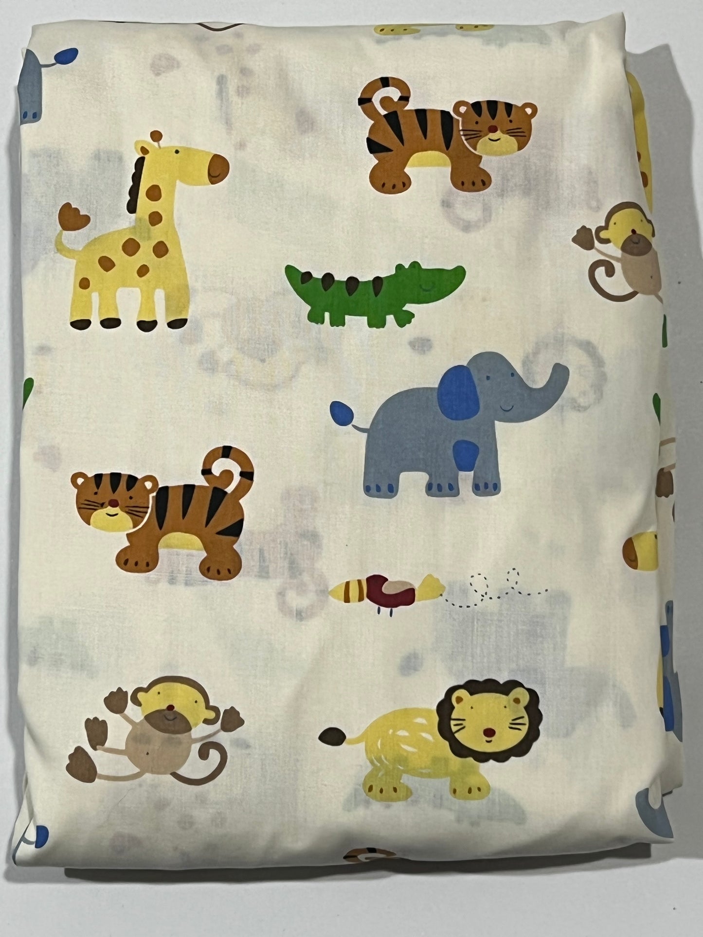 Cot Fitted Sheet - Animal Pattern