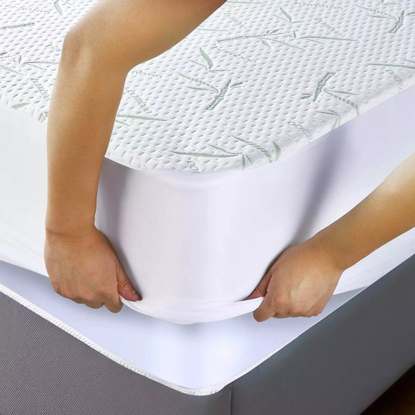 King Single, Bamboo Mattress Protector - 100% Waterproof