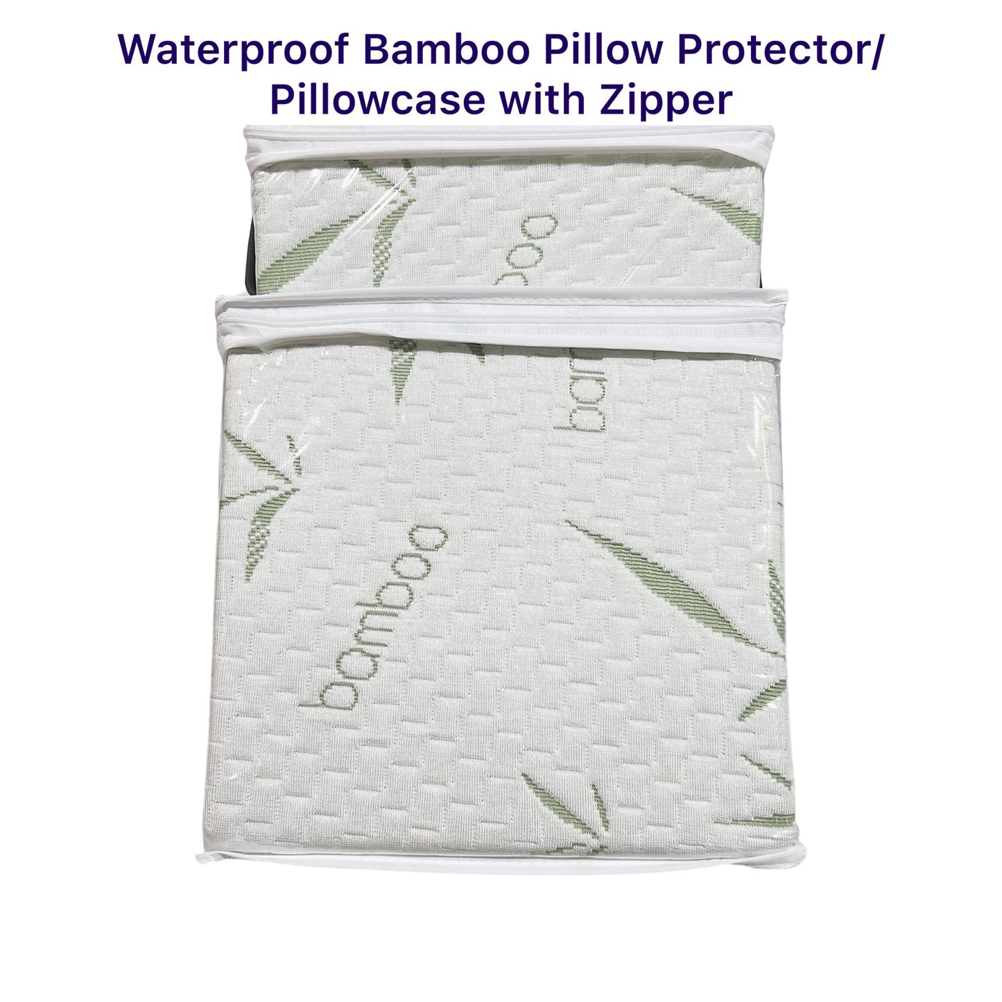 Bamboo Pillow Protector - 100% Waterproof